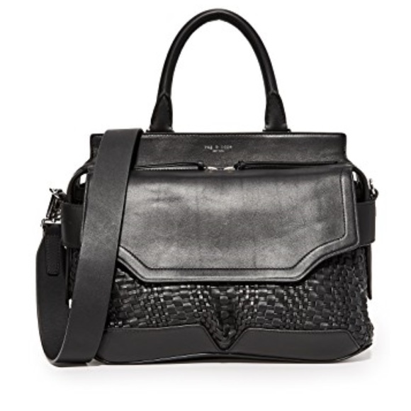 rag & bone Handbags - Rag & Bone Woven Pilot Leather Satchel